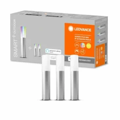 Borne lumineuse LEDVANCE GARDEN POLE Acier inoxydable, 1 lumière, Changeur de couleurs