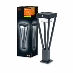 Borne lumineuse LEDVANCE ENDURA Noir, 1 lumière, Détecteur de mouvement