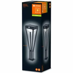 Borne lumineuse LEDVANCE ENDURA Noir, 1 lumière, Détecteur de mouvement