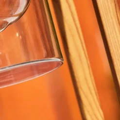 Borne lumineuse Leset Brun, Couleur bois, 1 lumière