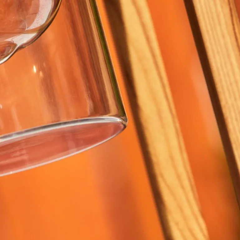 Borne lumineuse Leset Brun, Couleur bois, 1 lumière