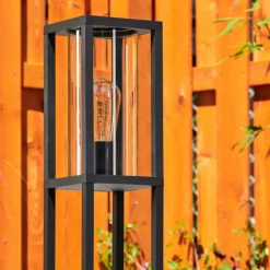 Borne lumineuse Lesotho Noir, 1 lumière