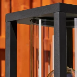 Borne lumineuse Lesotho Noir, 1 lumière