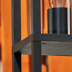 Borne lumineuse Lesotho Noir, 1 lumière