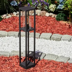 Borne lumineuse Lesotho Noir, 1 lumière