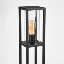 Borne lumineuse Lesotho Noir, 1 lumière