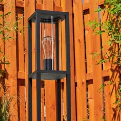 Borne lumineuse Lesotho Noir, 1 lumière