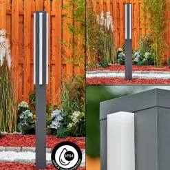 Borne lumineuse Lisalara LED Anthracite, 1 lumière