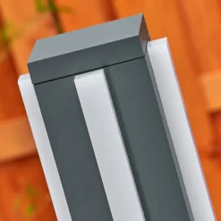 Borne lumineuse Lisalara LED Anthracite, 1 lumière