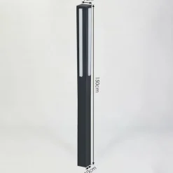 Borne lumineuse Lisalara LED Anthracite, 1 lumière