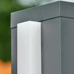 Borne lumineuse Lisalara LED Anthracite, 1 lumière