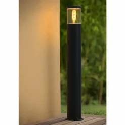 Borne lumineuse Lucide FEDOR Noir, 1 lumière