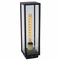 Borne lumineuse Lucide LAURENS Noir, 1 lumière