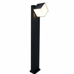 Borne lumineuse Lutec CUBA LED Noir, 1 lumière