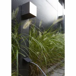 Borne lumineuse Lutec CUBA LED Anthracite, 1 lumière