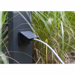 Borne lumineuse Lutec CUBA LED Anthracite, 1 lumière