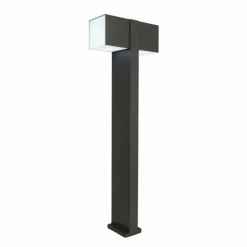 Borne lumineuse Lutec CUBA LED Anthracite, 2 lumières
