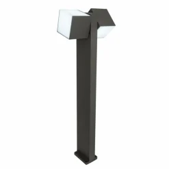 Borne lumineuse Lutec CUBA LED Anthracite, 2 lumières