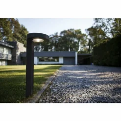 Borne lumineuse Lutec DISO LED Anthracite, 1 lumière