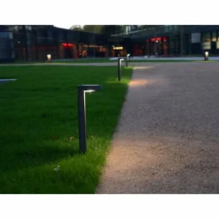 Borne lumineuse Lutec DISO LED Anthracite, 1 lumière