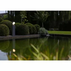 Borne lumineuse Lutec Fele LED Anthracite, 1 lumière