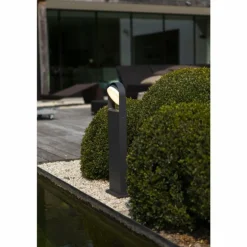 Borne lumineuse Lutec Fele LED Anthracite, 1 lumière
