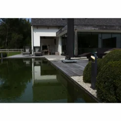 Borne lumineuse Lutec Fele LED Anthracite, 1 lumière