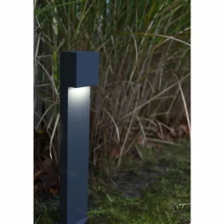 Borne lumineuse Lutec GEMINI LED Anthracite, 1 lumière