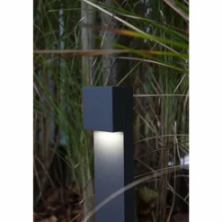 Borne lumineuse Lutec GEMINI LED Anthracite, 1 lumière