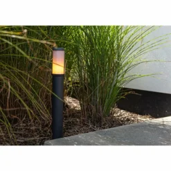 Borne lumineuse Lutec Heros Anthracite, 1 lumière