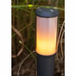 Borne lumineuse Lutec Heros Anthracite, 1 lumière