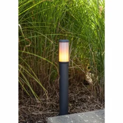 Borne lumineuse Lutec Heros Anthracite, 1 lumière