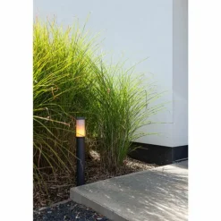 Borne lumineuse Lutec Heros Anthracite, 1 lumière