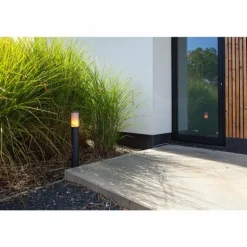 Borne lumineuse Lutec Heros Anthracite, 1 lumière