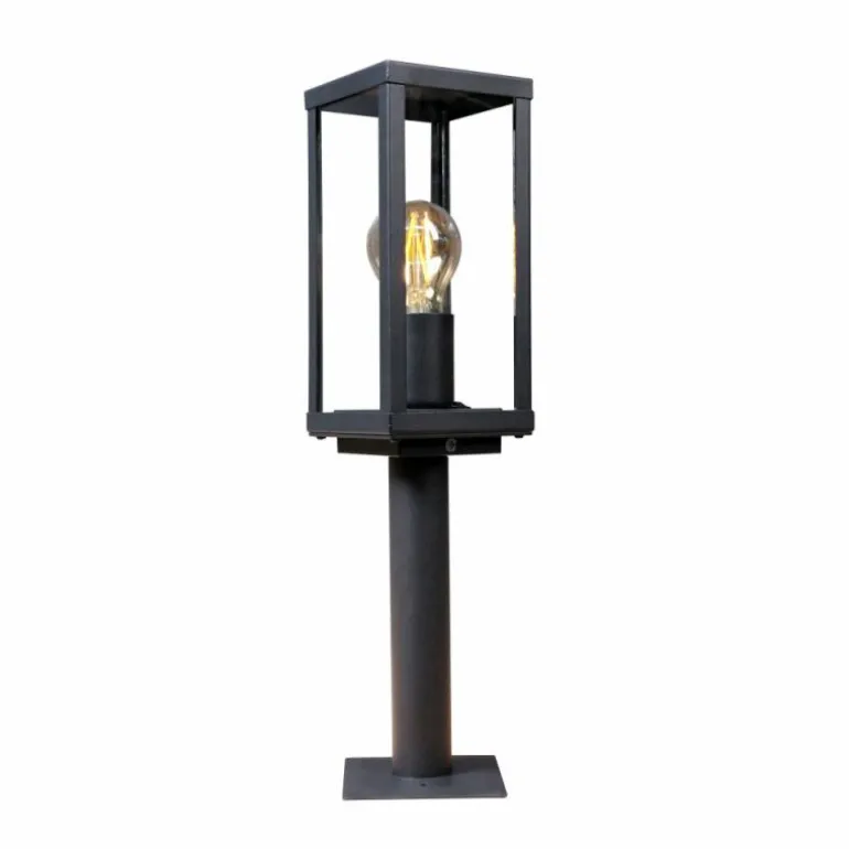 Borne lumineuse Lutec KARO Noir, 1 lumière