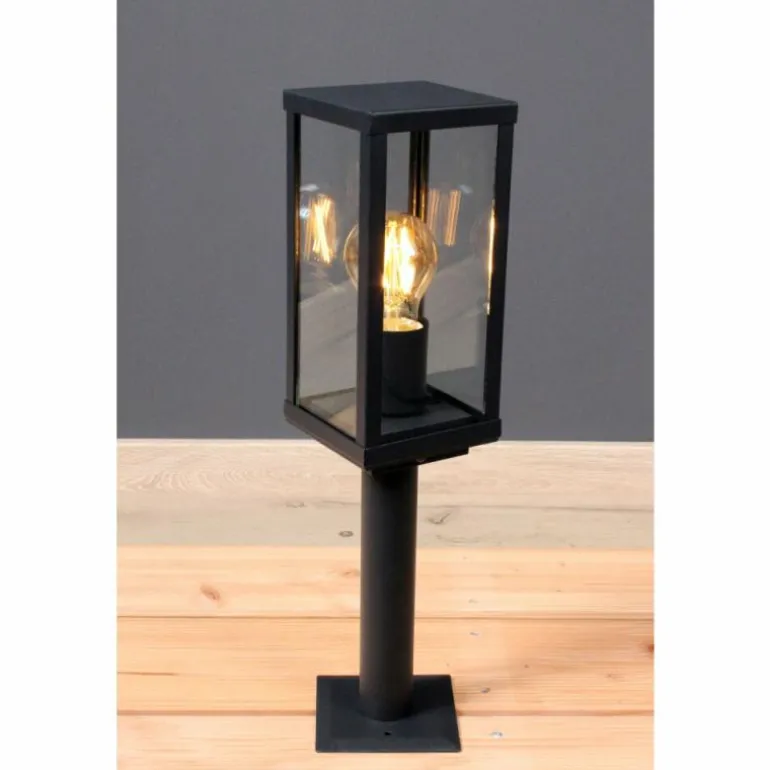 Borne lumineuse Lutec KARO Noir, 1 lumière