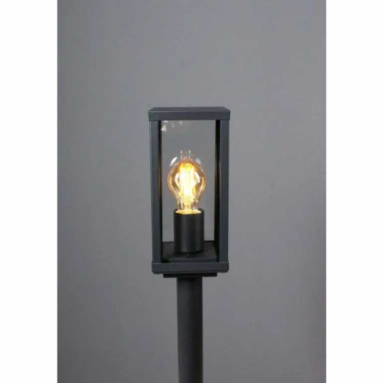 Borne lumineuse Lutec KARO Noir, 1 lumière