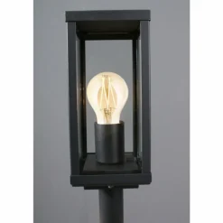 Borne lumineuse Lutec KARO Noir, 1 lumière