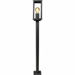 Borne lumineuse Lutec KARO Noir, 1 lumière