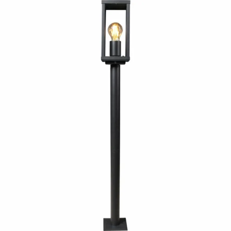 Borne lumineuse Lutec KARO Noir, 1 lumière