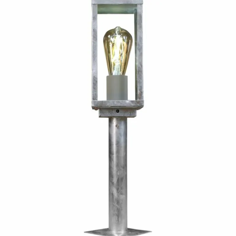 Borne lumineuse Lutec KARO Zingué, 1 lumière