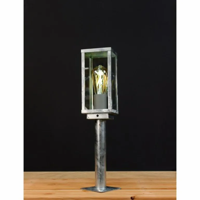 Borne lumineuse Lutec KARO Zingué, 1 lumière