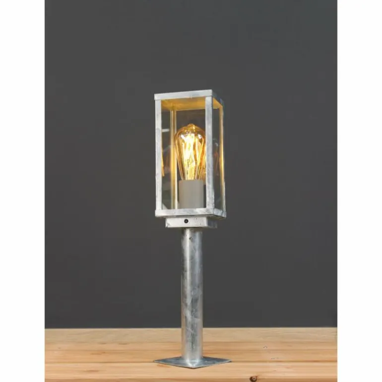 Borne lumineuse Lutec KARO Zingué, 1 lumière