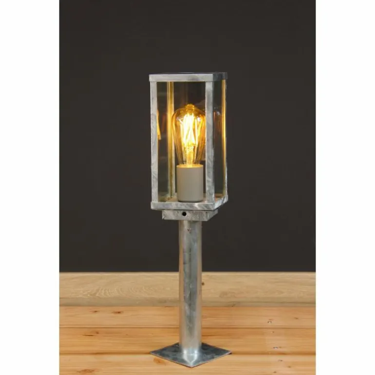 Borne lumineuse Lutec KARO Zingué, 1 lumière