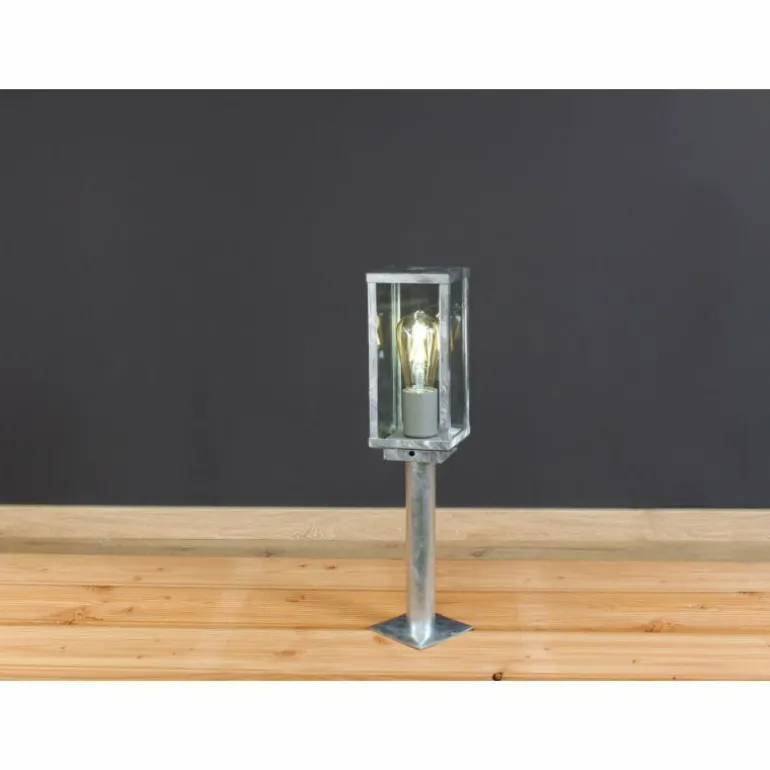 Borne lumineuse Lutec KARO Zingué, 1 lumière