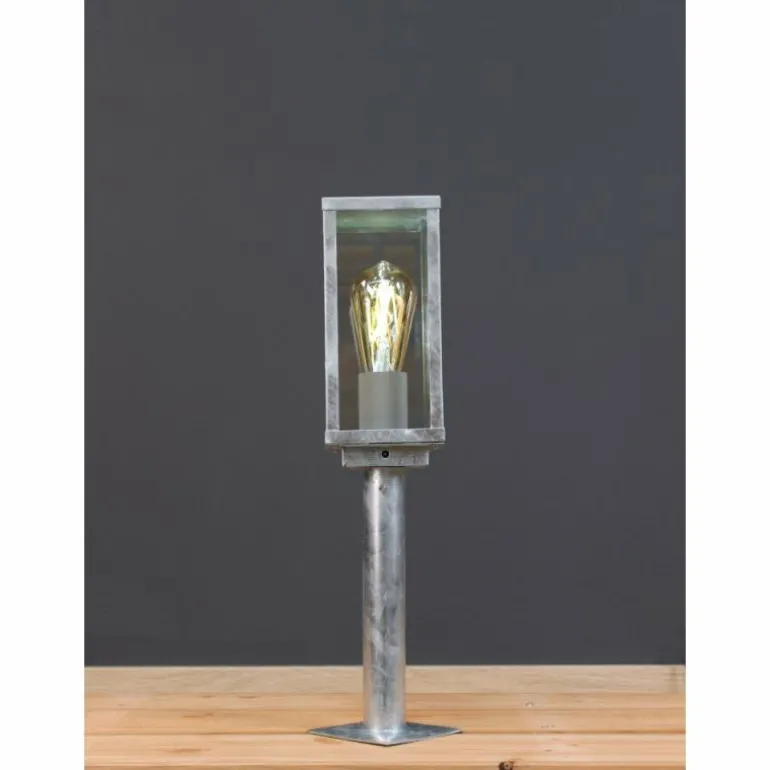 Borne lumineuse Lutec KARO Zingué, 1 lumière