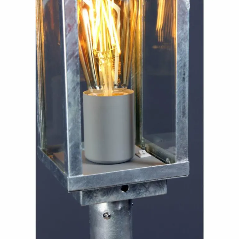 Borne lumineuse Lutec KARO Zingué, 1 lumière