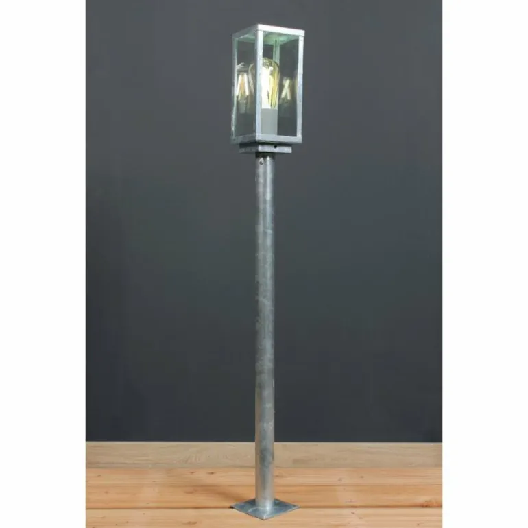 Borne lumineuse Lutec KARO Zingué, 1 lumière