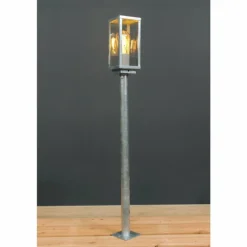 Borne lumineuse Lutec KARO Zingué, 1 lumière