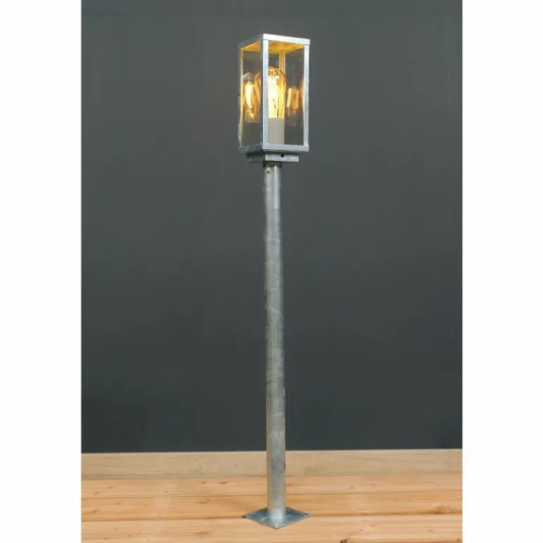 Borne lumineuse Lutec KARO Zingué, 1 lumière